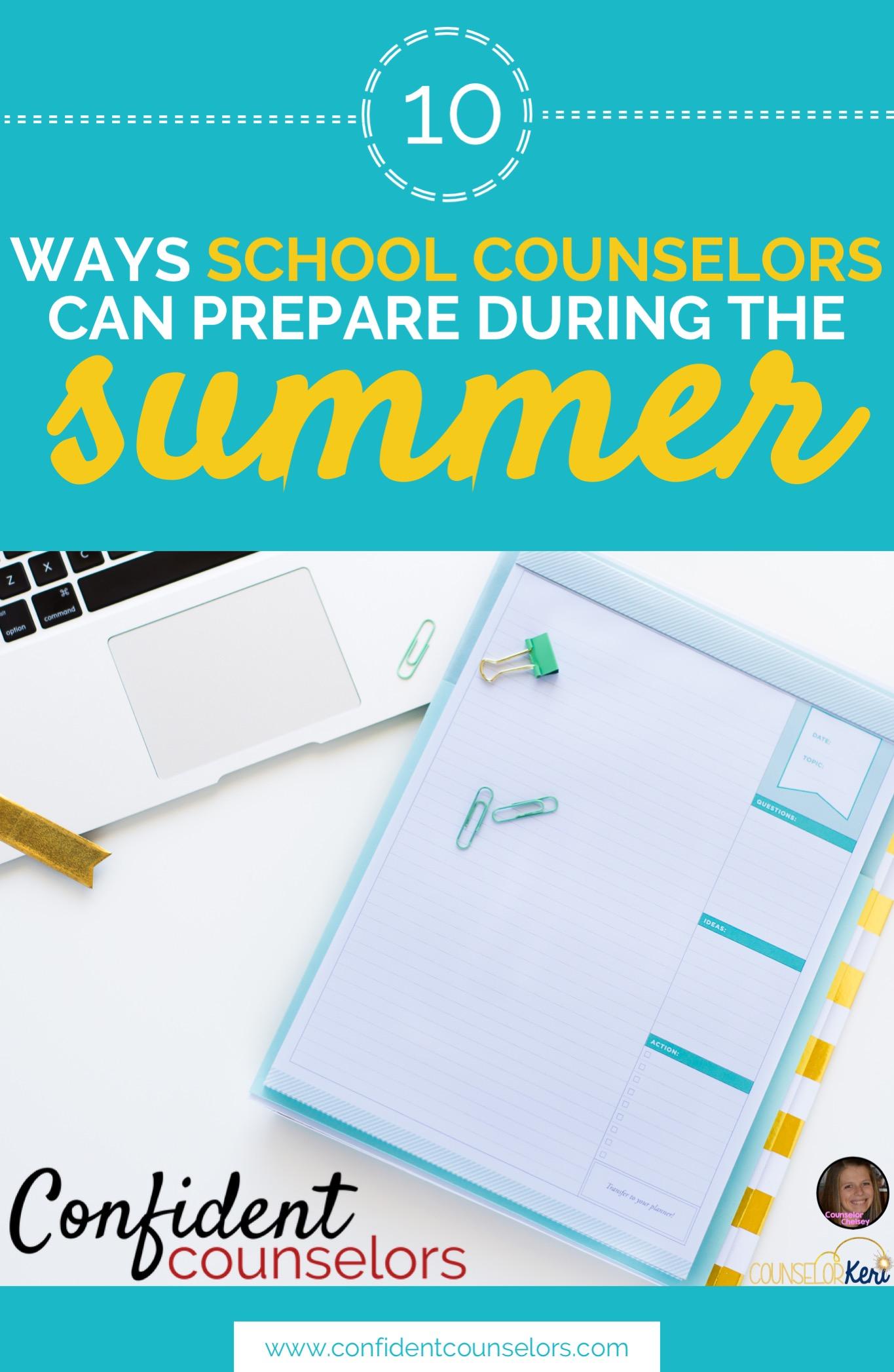 School Counselor Summer Prep