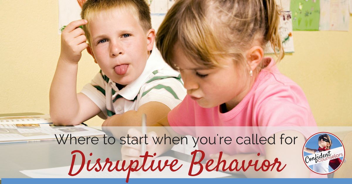 Managing Disruptive Behavior Referrals - Confident Counselors