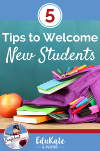 5 Tips to Welcome New Students