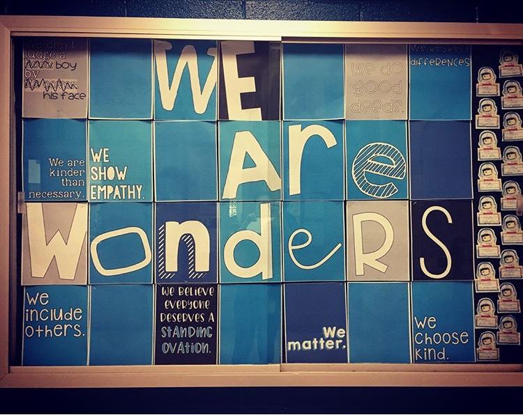 We are Wonders Bulletin Board