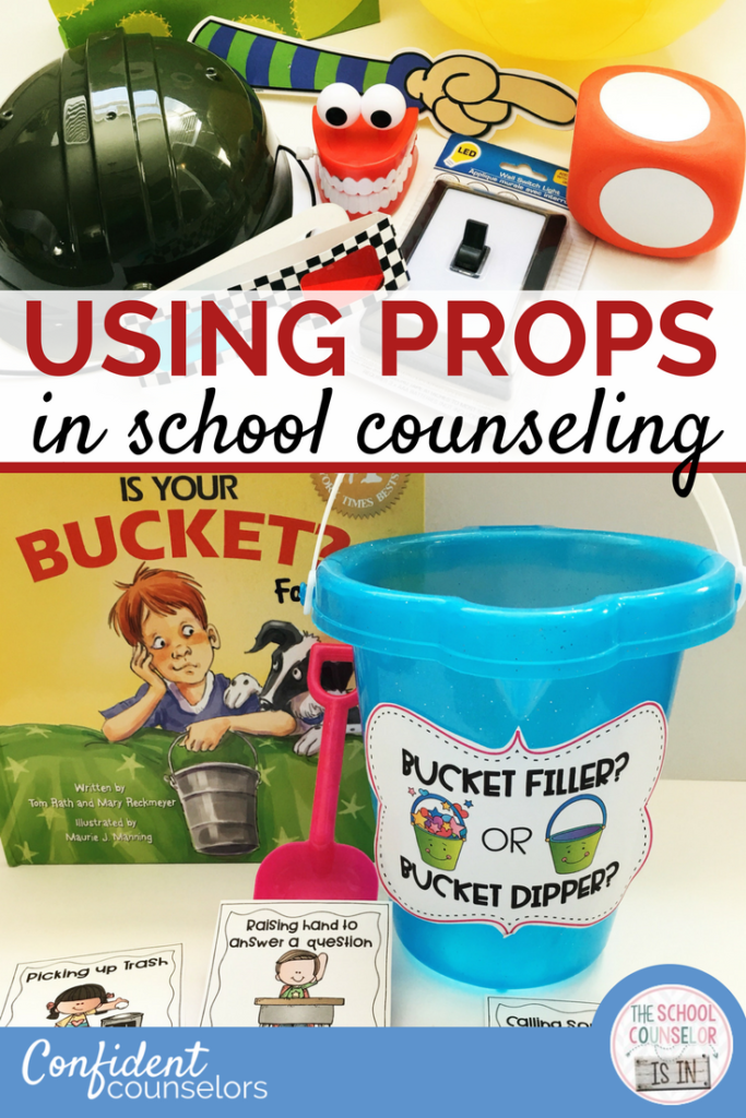 using props in school counseling activities