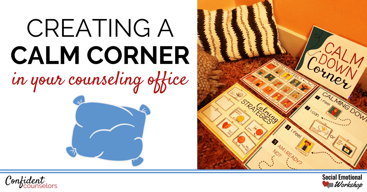 Create Calm Down Corners with Binders - The Counseling Teacher