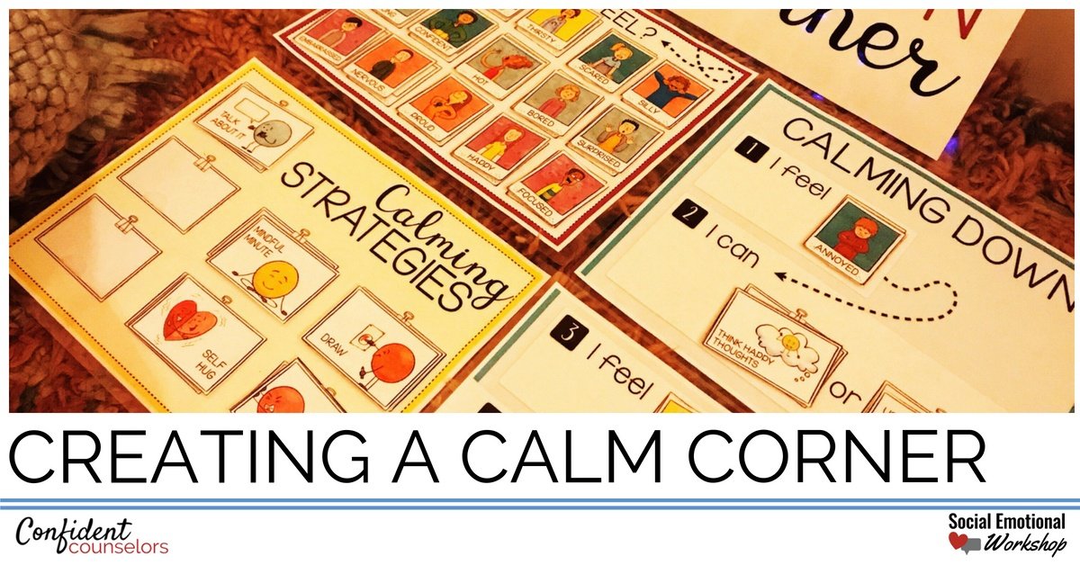 creating a calming corner in your counseling office