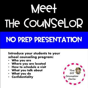 meet the counselor lesson for middle school